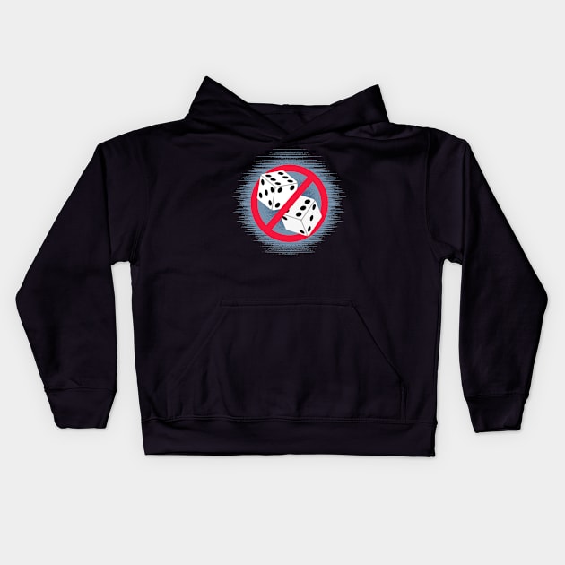 No Dice Kids Hoodie by Kenny The Bartender's Tee Emporium